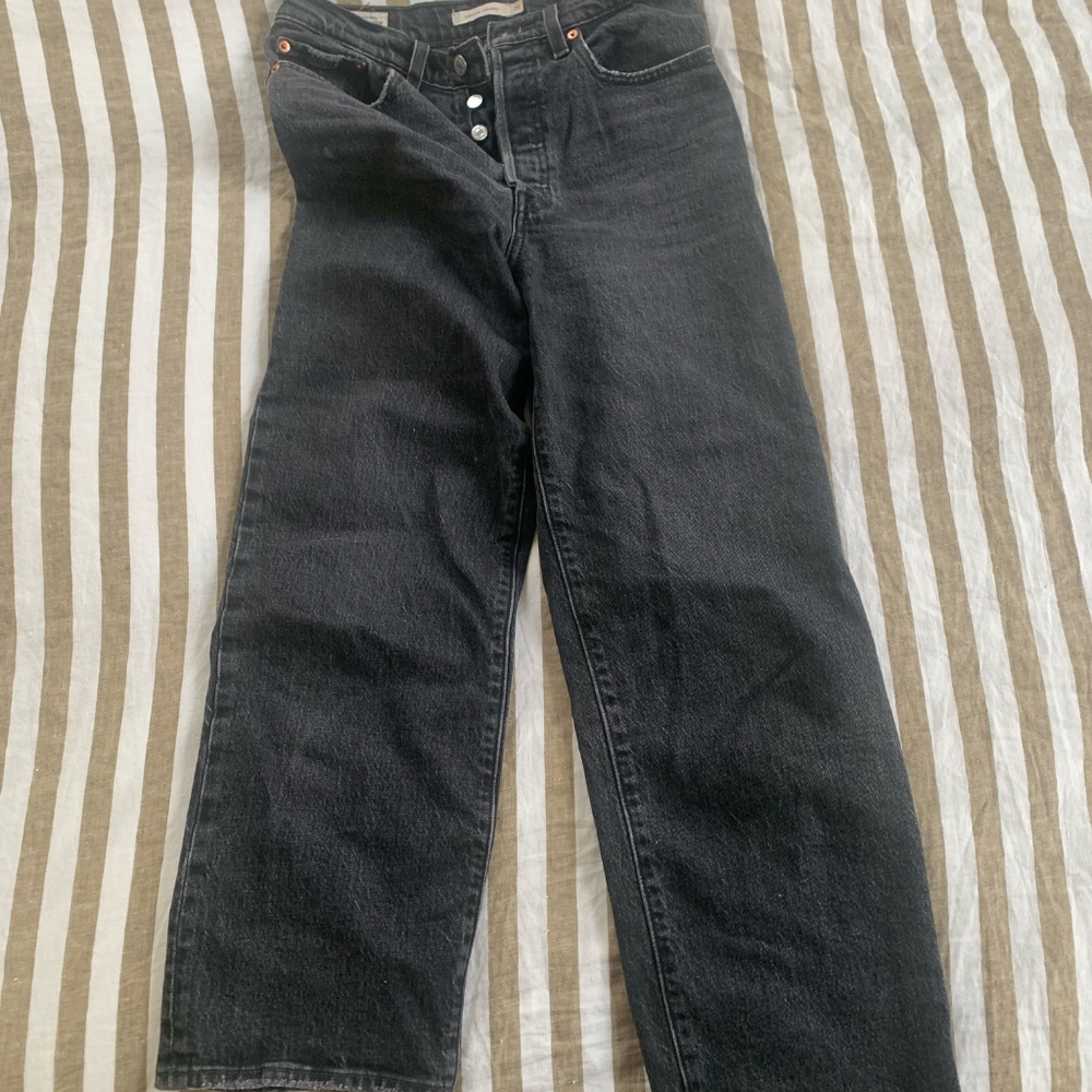 Levis ribcage straight jeans